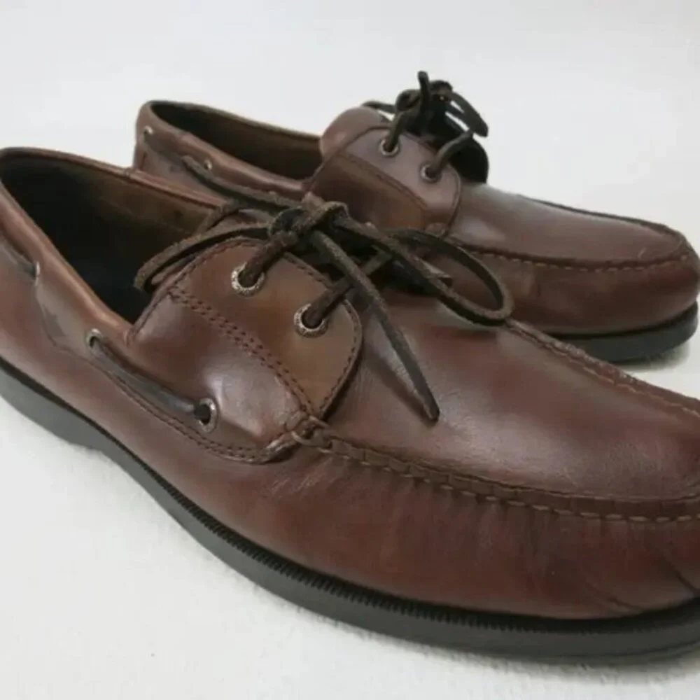 Dockers Oil Tanned Leather Boat Deck Shoes Casual Comfort Footwear Men's 13